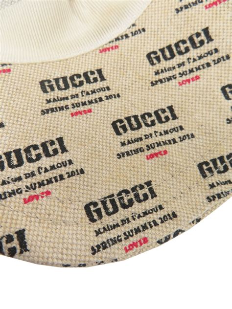 gucci invite stamp hat